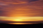 Burning sunset